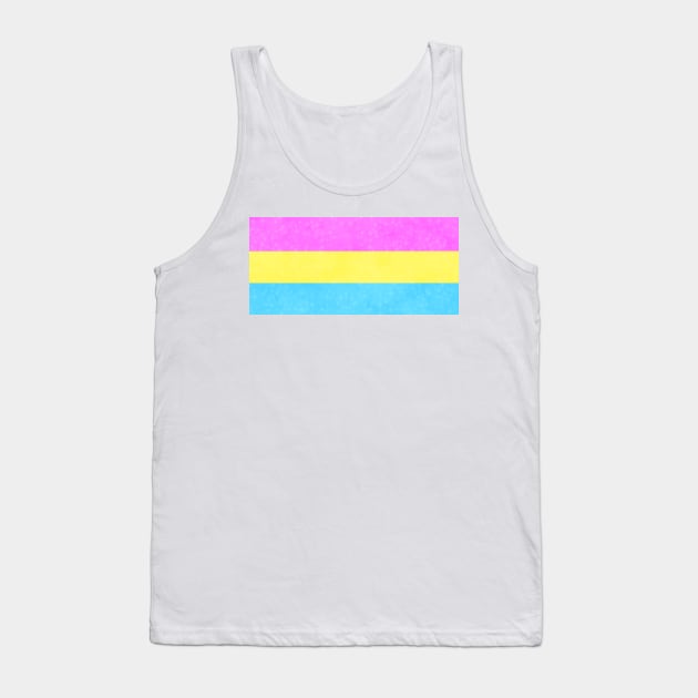 Shimmer Pansexual Pride Flag Tank Top by whizz0